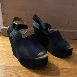 Free People Suede Wedges